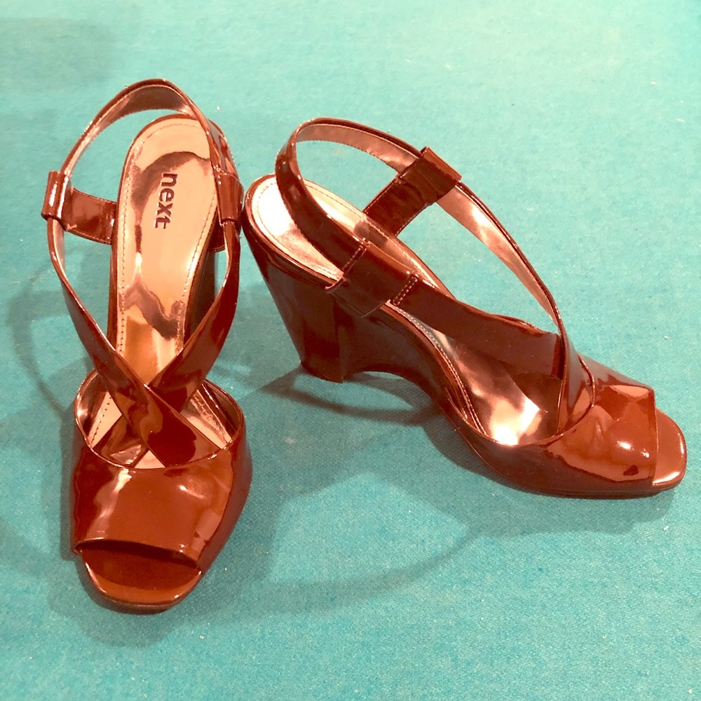 Next brown wedge sandal